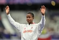 Salwa Eid Naser at Paris Olympics. Source: Getty